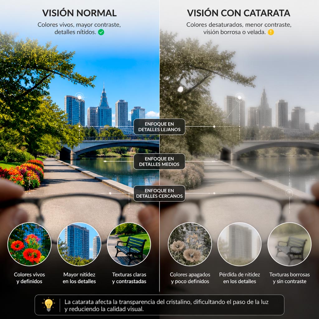 ¿Te preguntas cómo ve una persona con catarata? ¿Te preguntas cómo ve una persona con catarata?